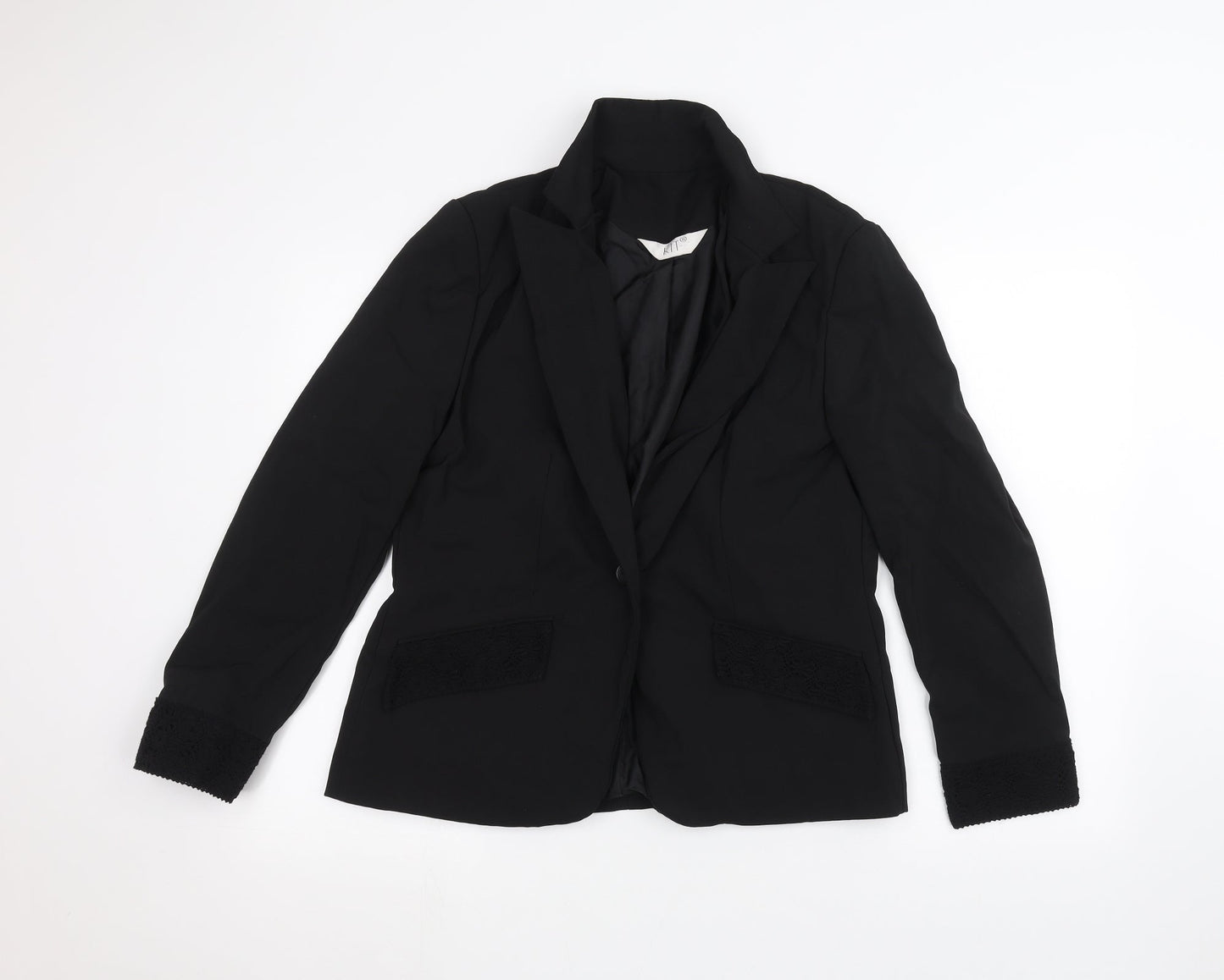 Kit Womens Black   Jacket  Size 14