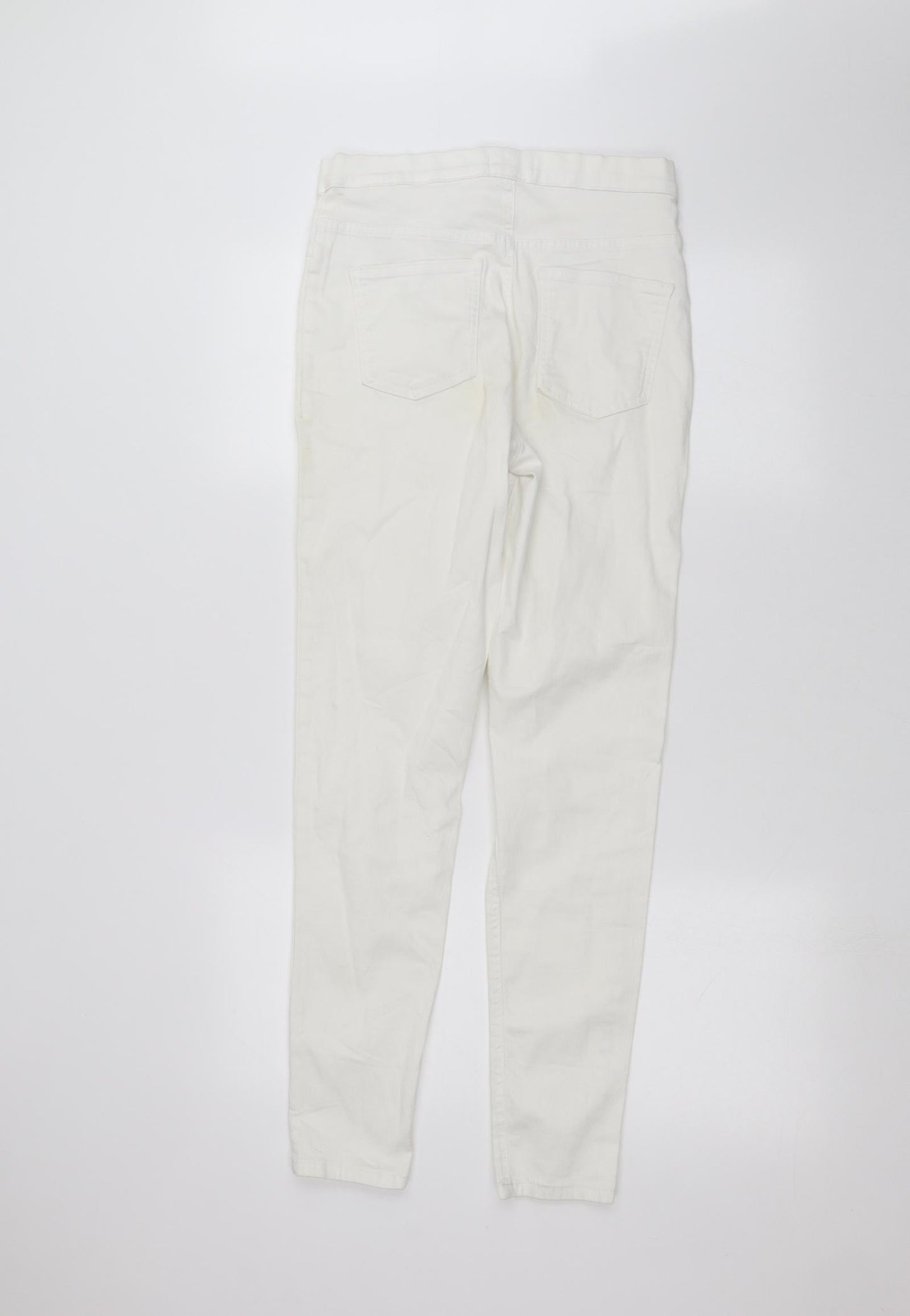 Marks and Spencer Womens White   Skinny Jeans Size 10 L28 in