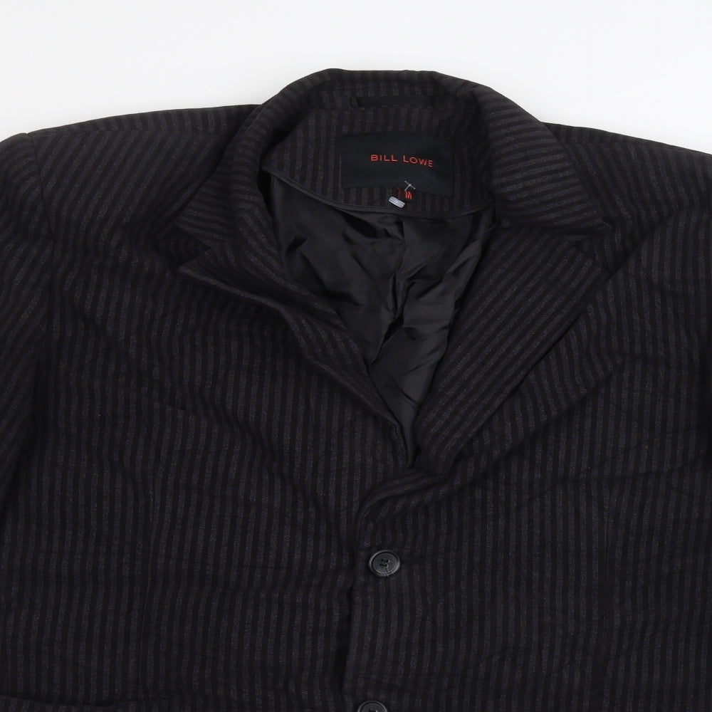 Bill Lowe Womens Black Striped  Jacket  Size M