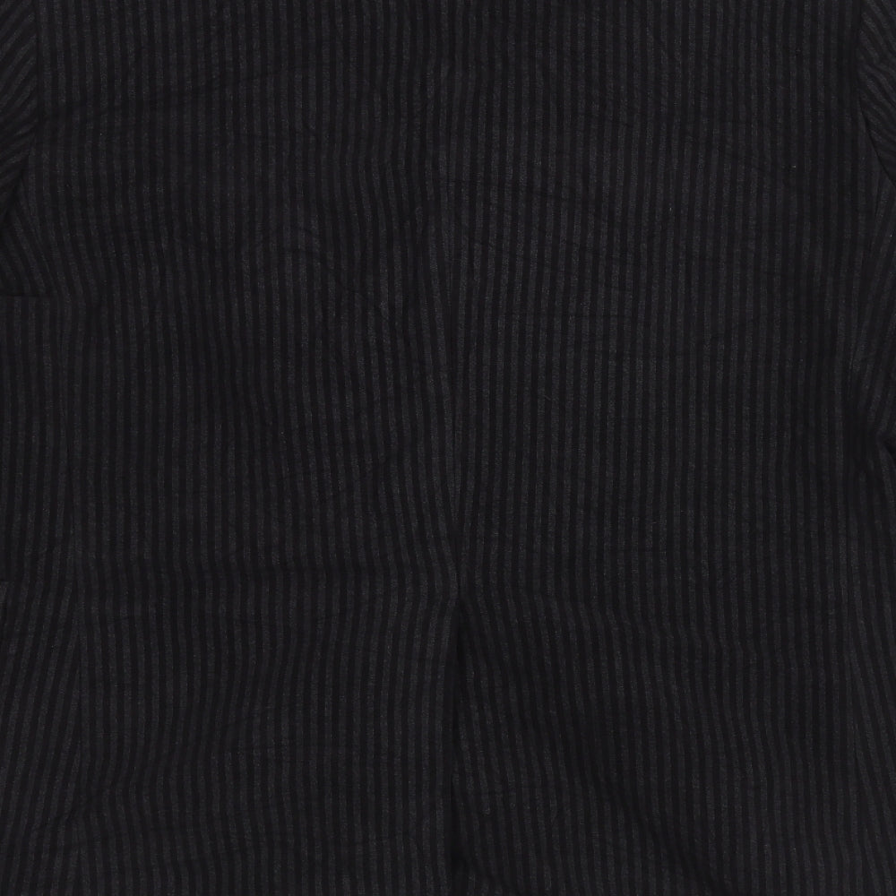 Bill Lowe Womens Black Striped  Jacket  Size M