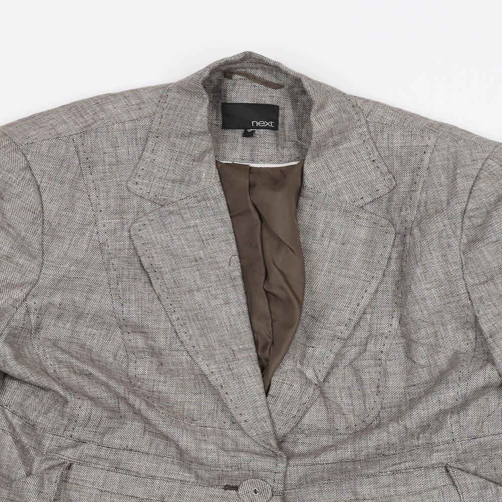NEXT Womens Beige   Jacket  Size 18