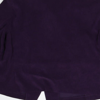 Preloved Dressbarn Womens Purple   Basic Button-Up Size M - Label