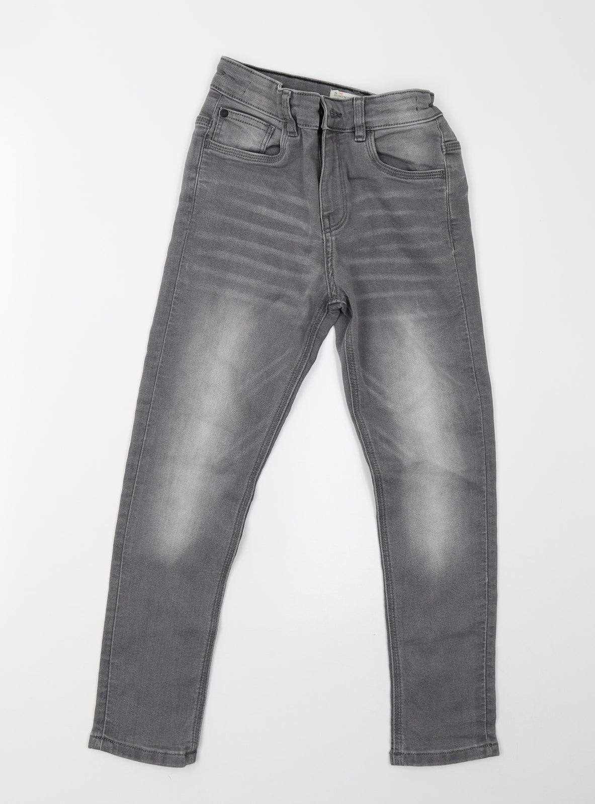 Matalan Girls Grey  Denim Skinny Jeans Size 9 Years