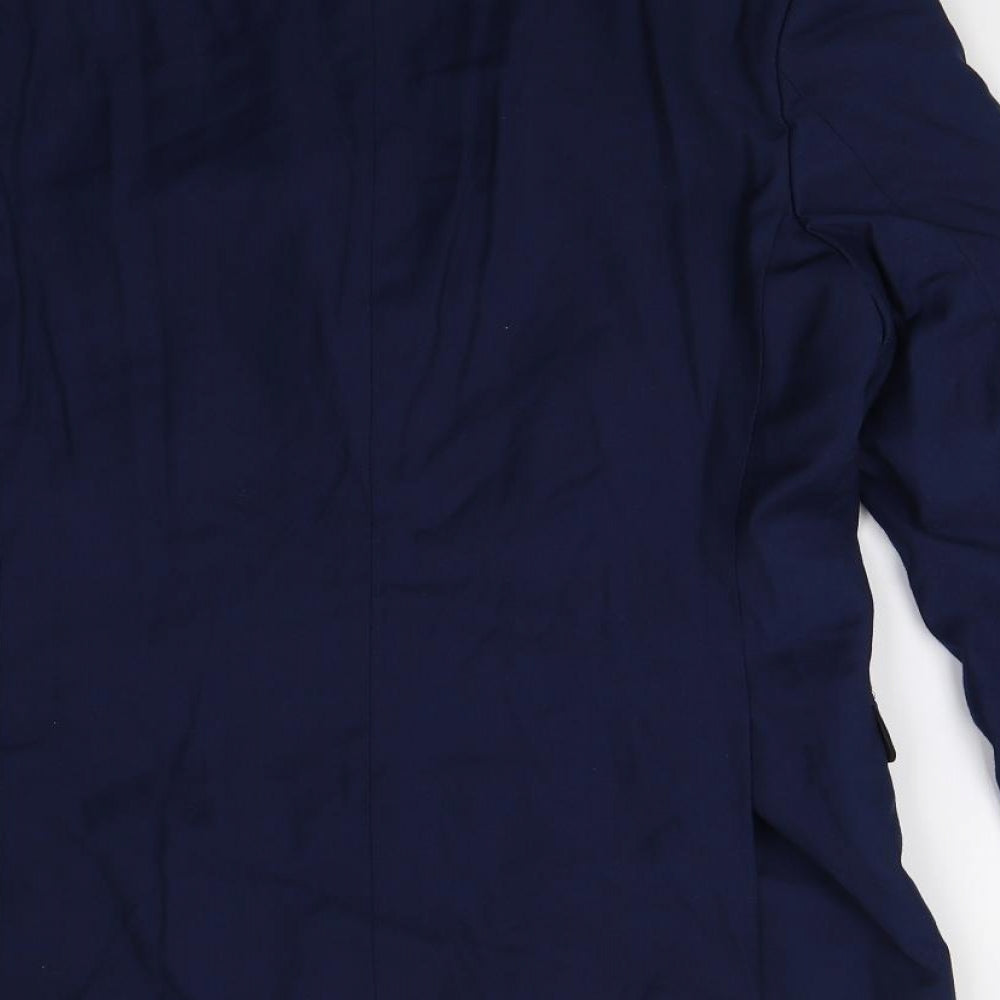 Red Herring Mens Blue   Jacket Suit Jacket Size 40