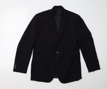 Preloved Grace Tailors Mens Black   Jacket Suit Jacket Size 36 - Front