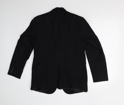 Preloved Grace Tailors Mens Black   Jacket Suit Jacket Size 36 - Back