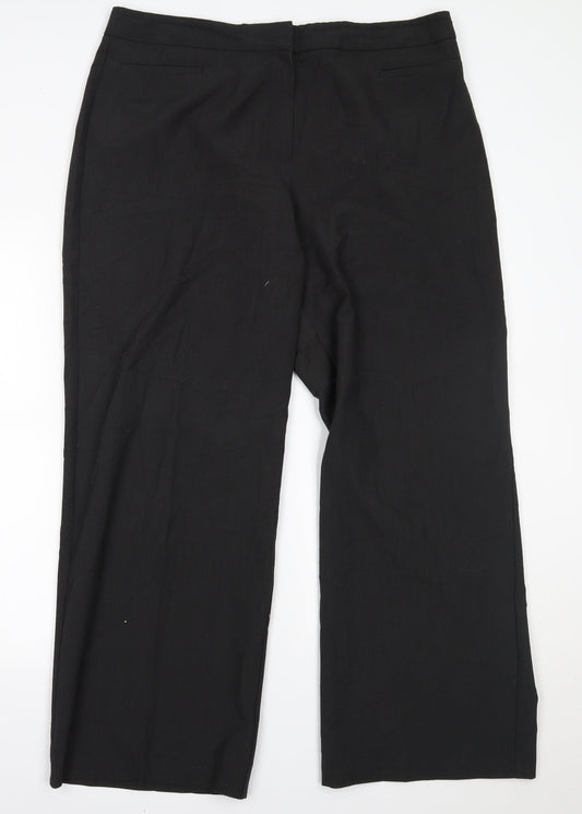 M&S Womens Grey   Trousers  Size 16 L29 in
