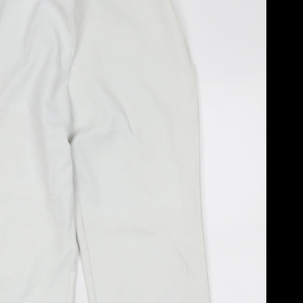 la beeby Womens White   Trousers  Size 16 L27 in - japanese character on leg