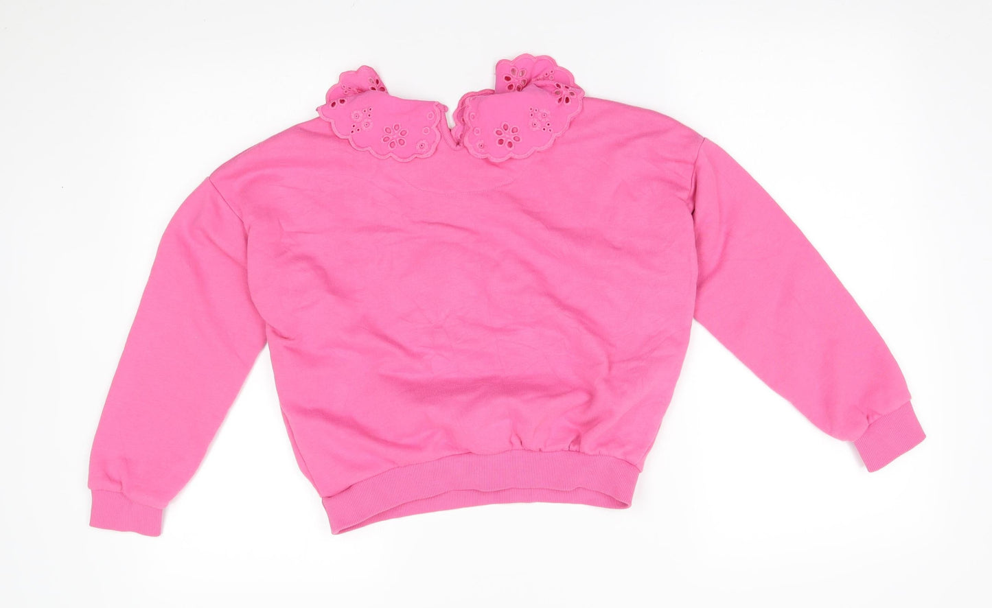 F&F Girls Pink   Pullover Jumper Size 9-10 Years