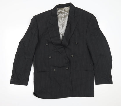 trevira Mens Grey Striped  Jacket Blazer