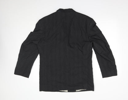 trevira Mens Grey Striped  Jacket Blazer