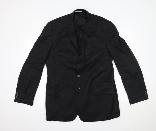 NEXT Mens Black Striped  Jacket Blazer