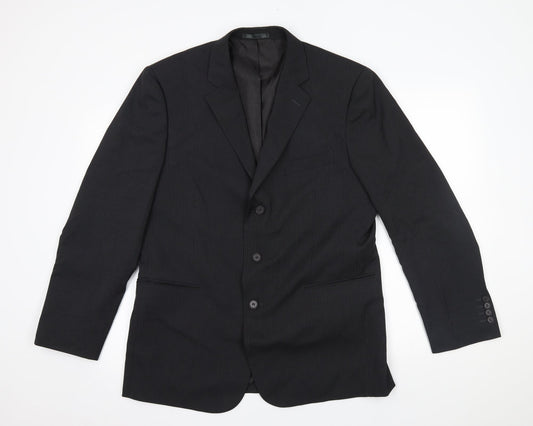 Matalan Mens Grey Striped  Jacket Blazer