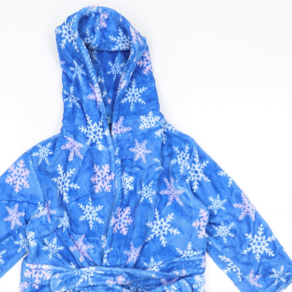mini kidz Girls Blue    Robe Size 4-5 Years  - Queen
