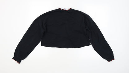 Preworn Womens Black   Pullover Jumper Size S