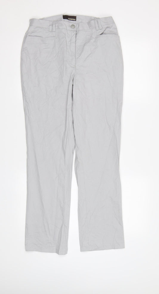Cosma Womens Grey   Trousers  Size 12 L29 in