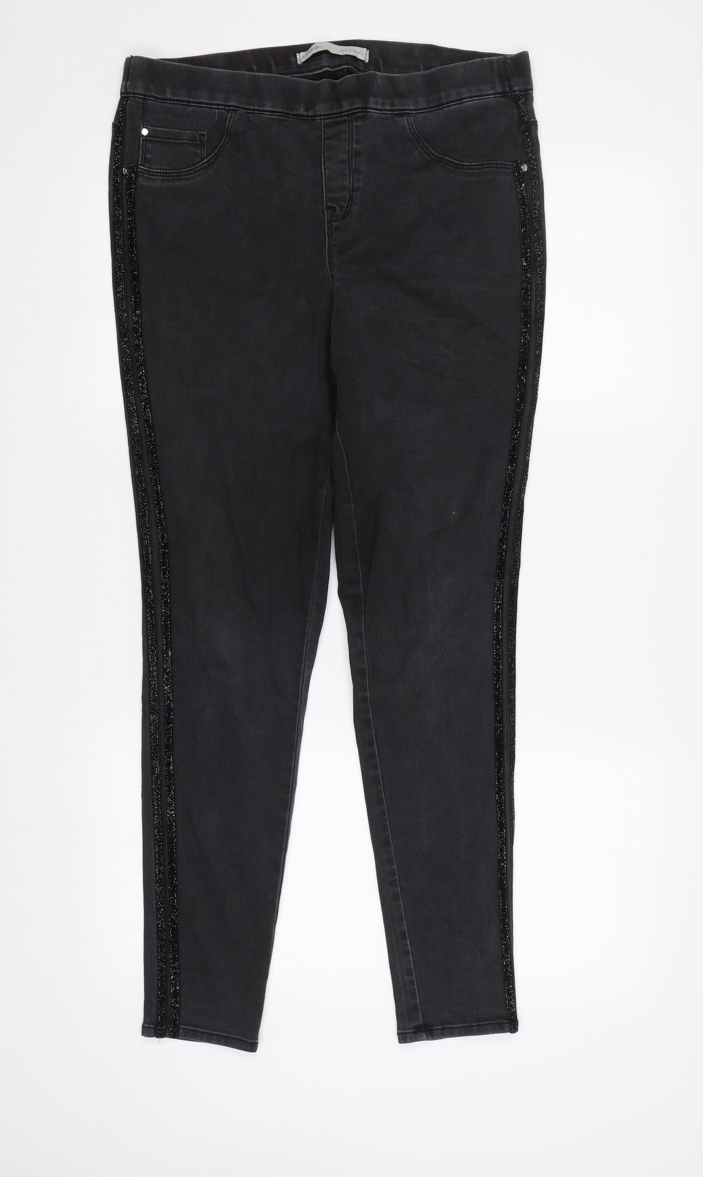 George Womens Grey   Skinny Jeans Size 12 L29 in