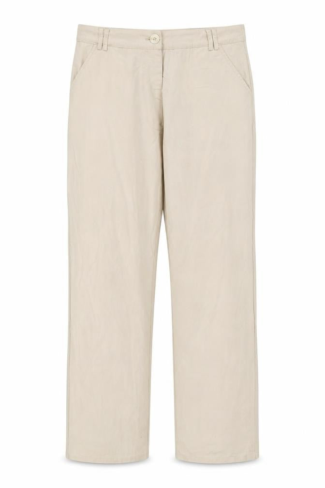 Piano Woman Womens Beige   Trousers  Size 12 L32 in