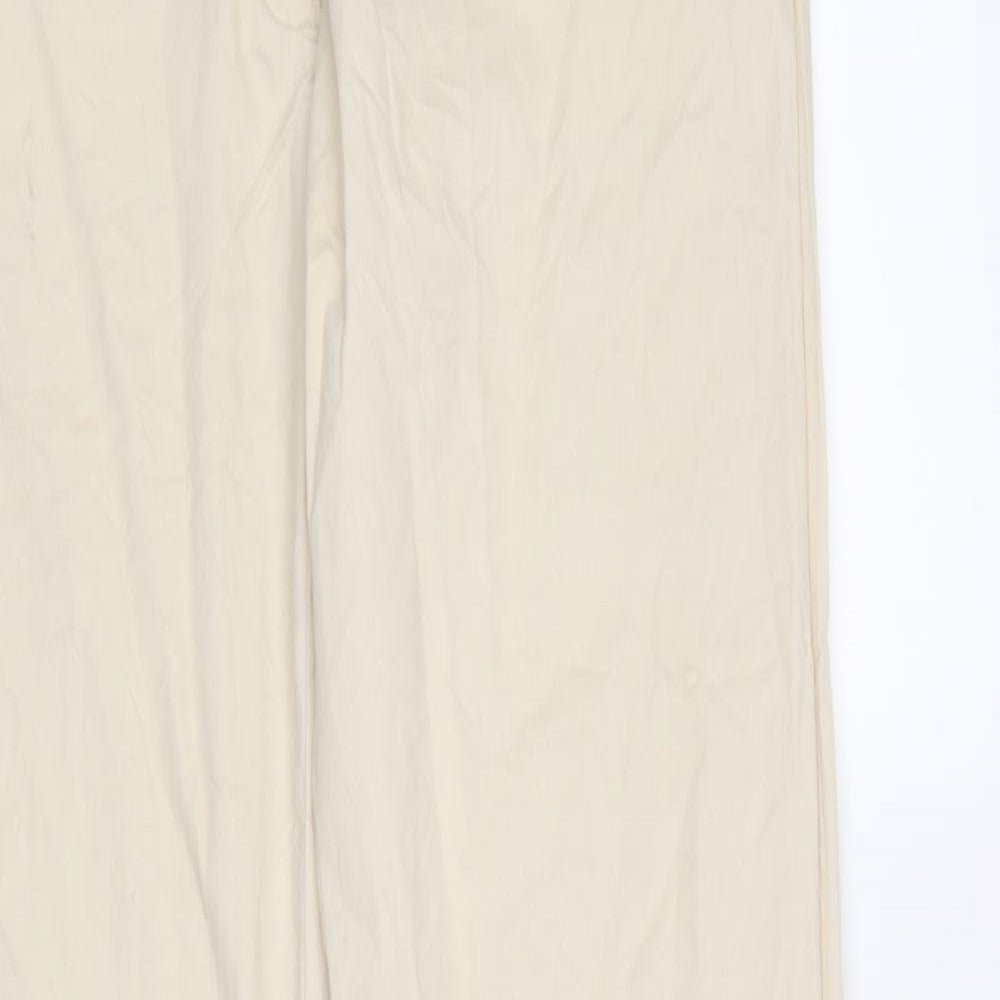 Piano Woman Womens Beige   Trousers  Size 12 L32 in