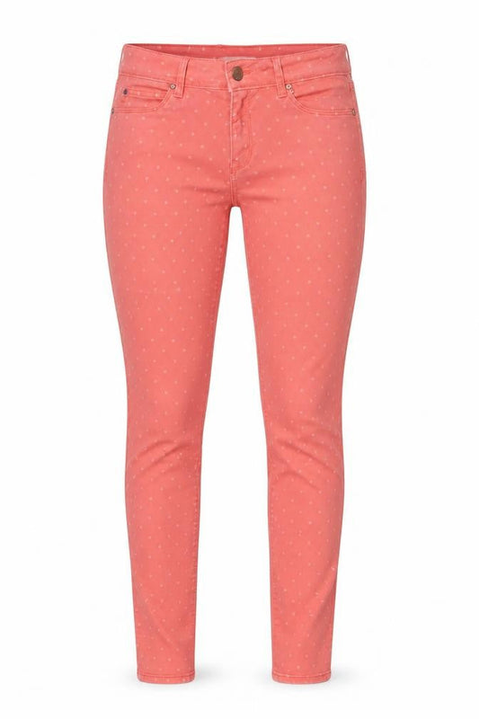 Gap Womens Pink Polka Dot  Skinny Jeans Size 8 L28 in