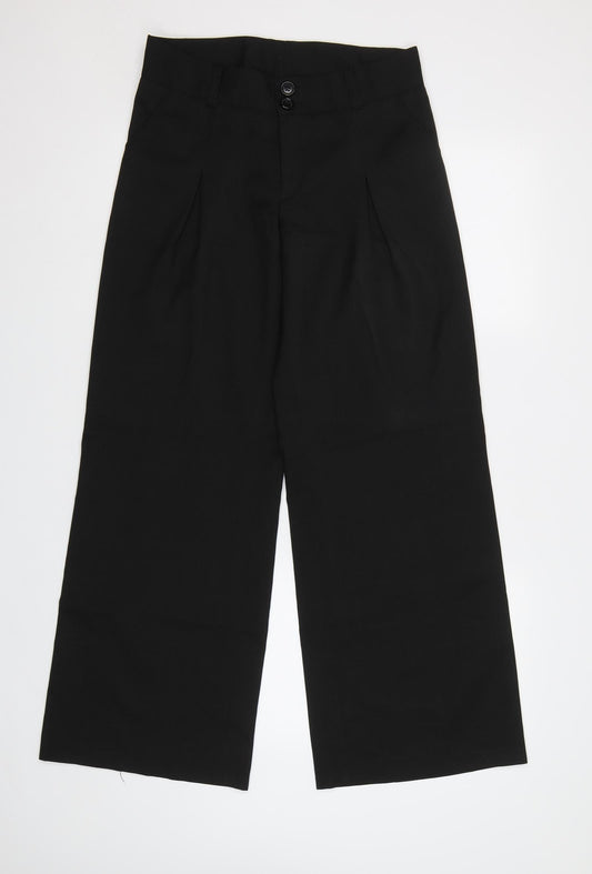 Preworn Womens Black   Dress Pants Trousers Size 10 L30 in