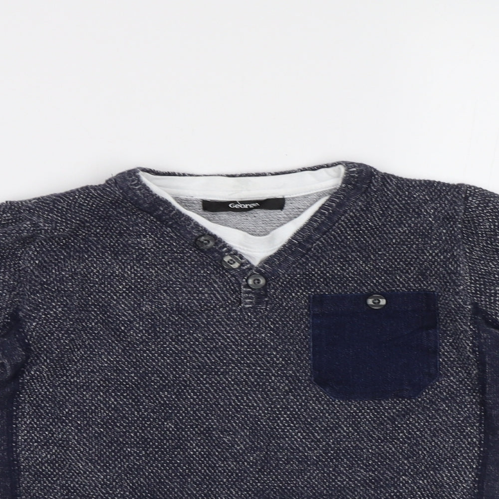 George Boys Blue   Pullover Jumper Size 6-7 Years