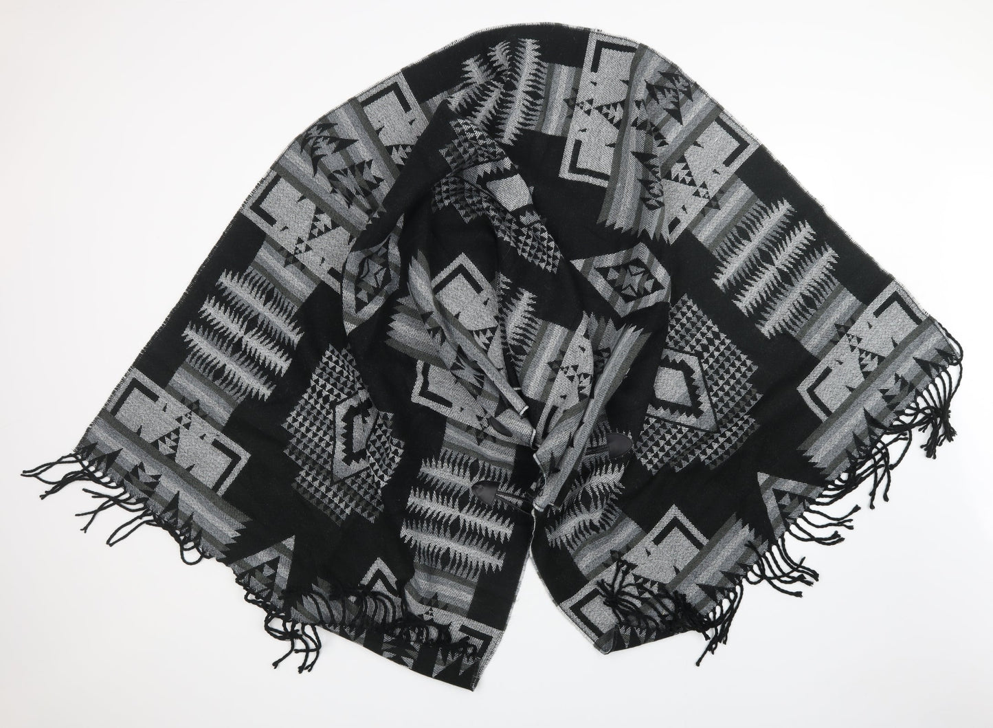 Preworn Womens Multicoloured Argyle/Diamond   Shawl/Wrap