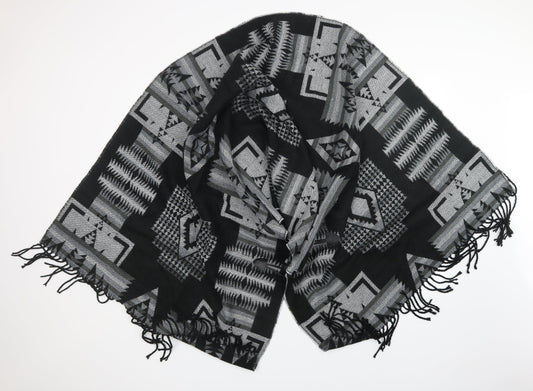 Preworn Womens Multicoloured Argyle/Diamond   Shawl/Wrap