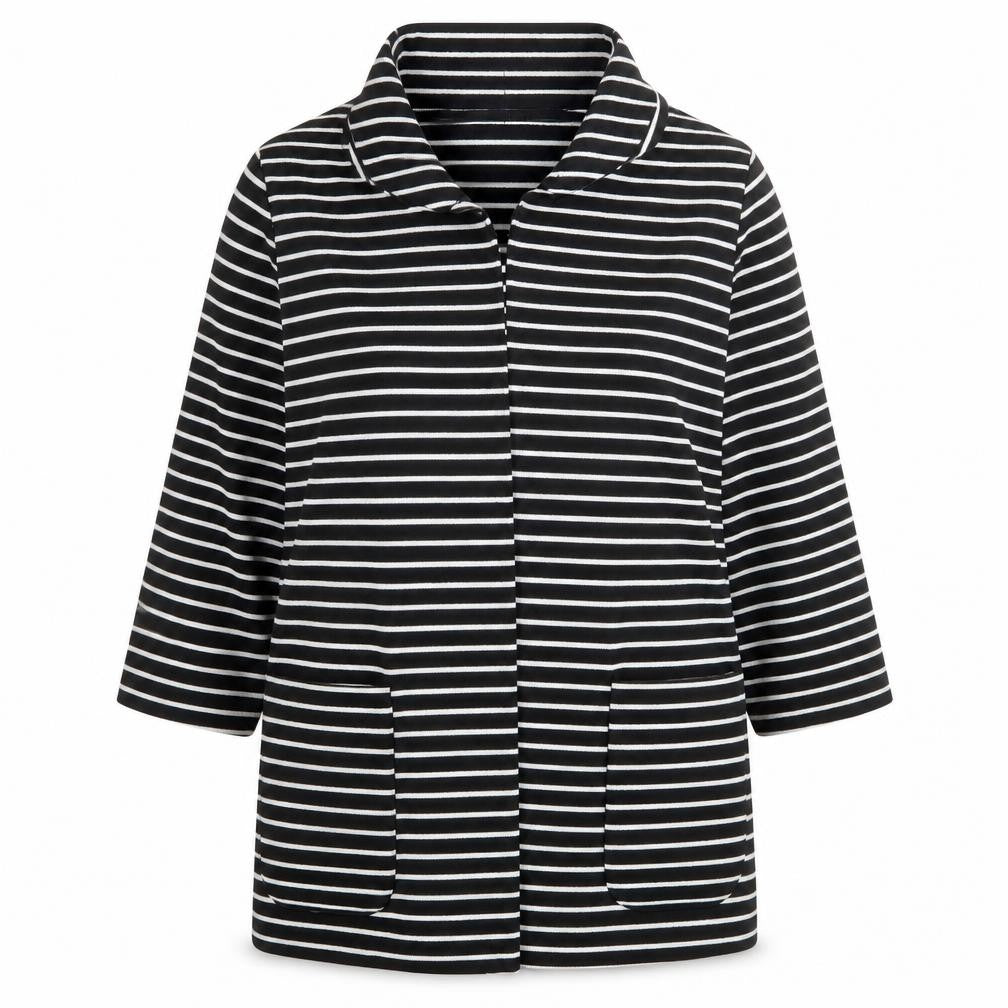 F&F Womens Multicoloured Striped  Jacket Blazer Size 12