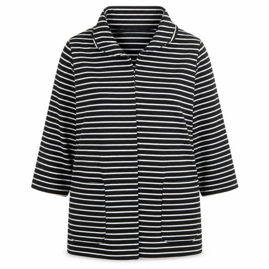 F&F Womens Multicoloured Striped  Jacket Blazer Size 12