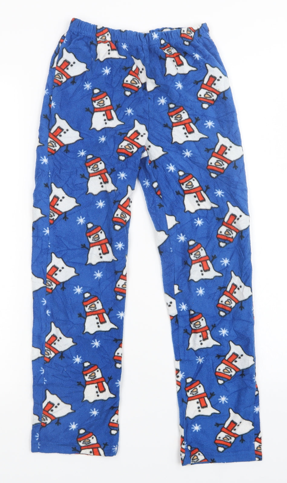 hullalaloo Boys Blue    Pyjama Pants Size 9-10 Years  - Christmas