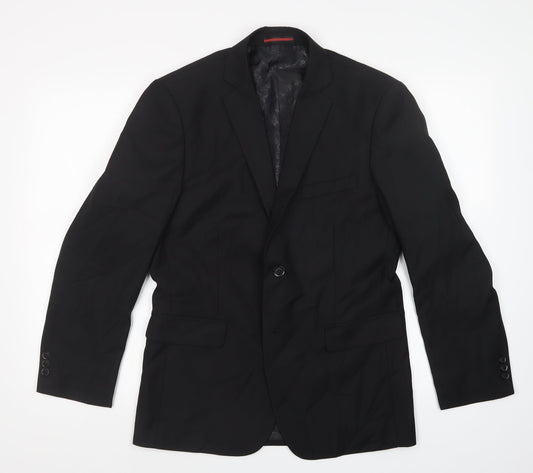Preworn Mens Black   Jacket Blazer Size L
