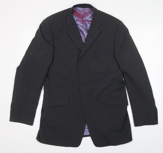 stvdio  Mens Black   Jacket Suit Jacket