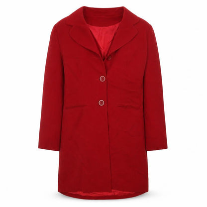 Gina Womens Red   Overcoat Coatigan Size 16