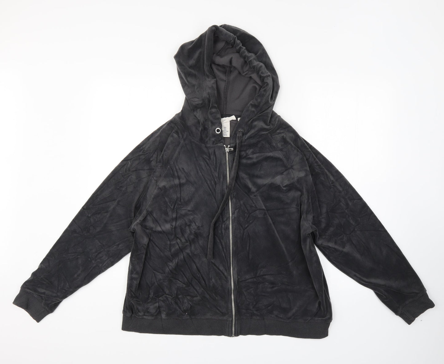 LOGG Womens Grey   Full Zip Hoodie Size L