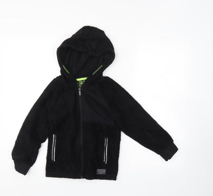 Additional front view of Urban Dept boys’ black jacket, size 6, years