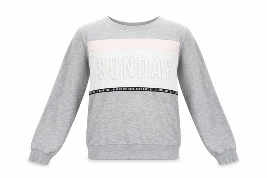 New Look Womens Grey   Pullover Sweatshirt Size M
