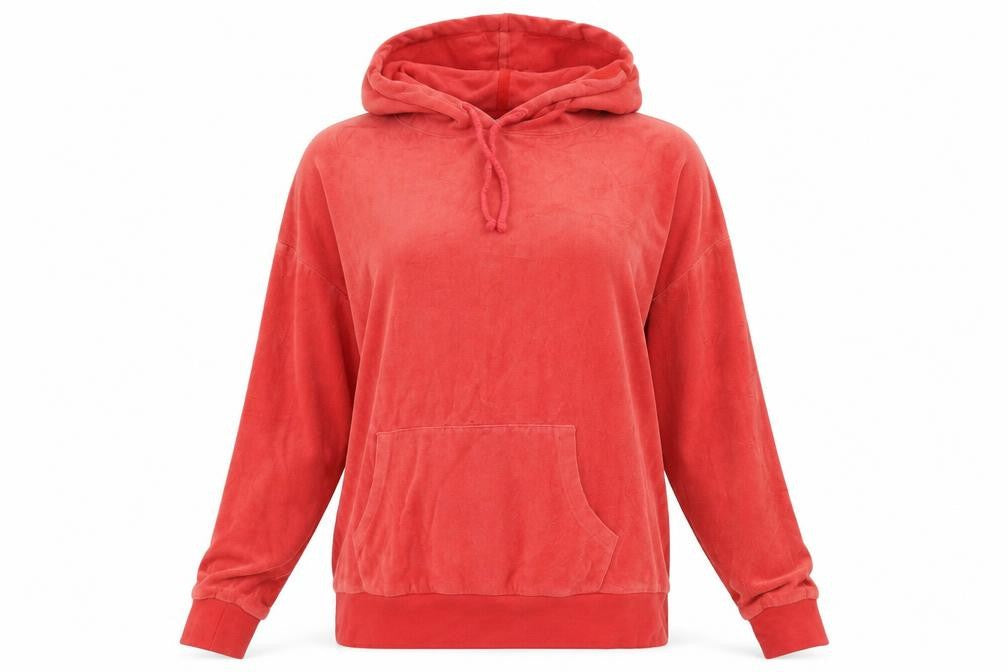 Papaya Womens Red   Pullover Hoodie Size M