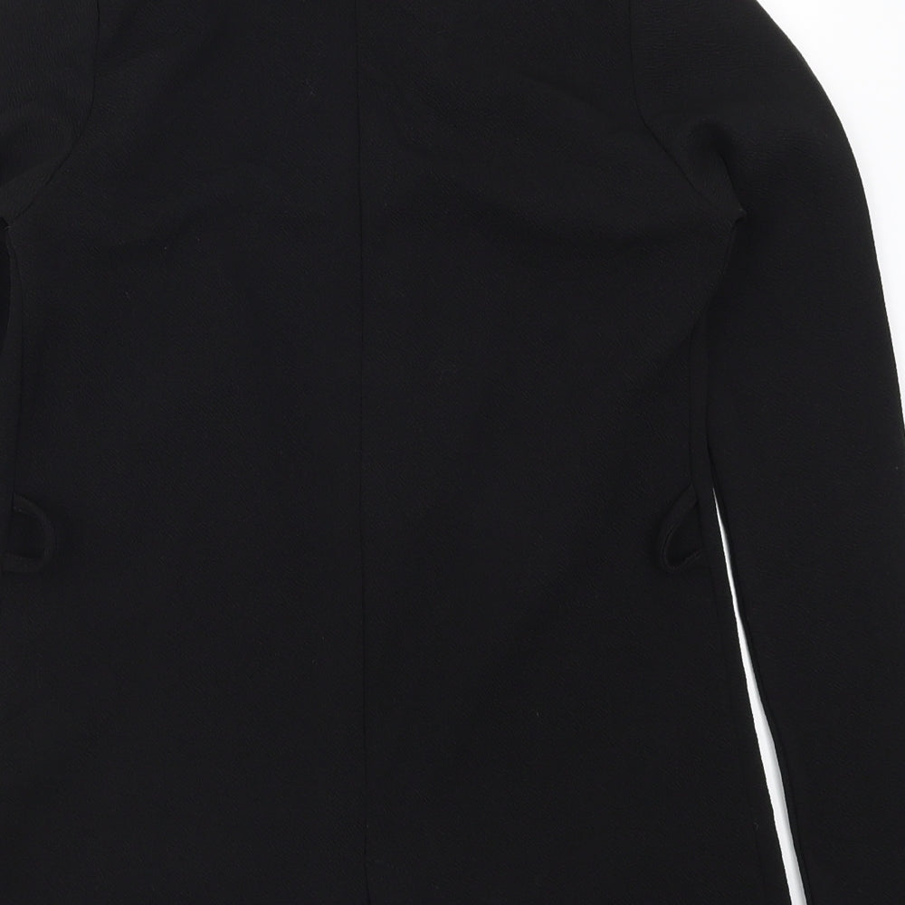 PRETTYLITTLETHING Womens Black   Jacket  Size 10