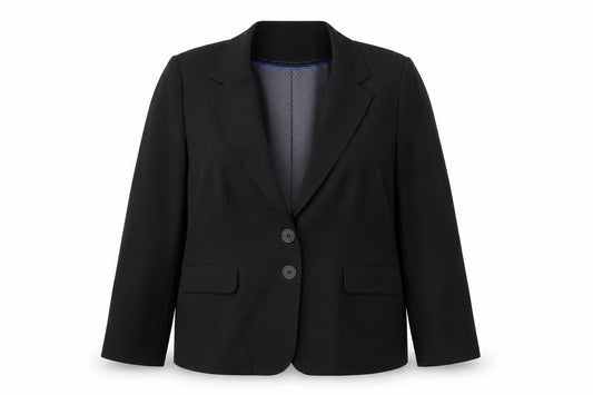 Autonomy Womens Black   Jacket Suit Jacket Size 18