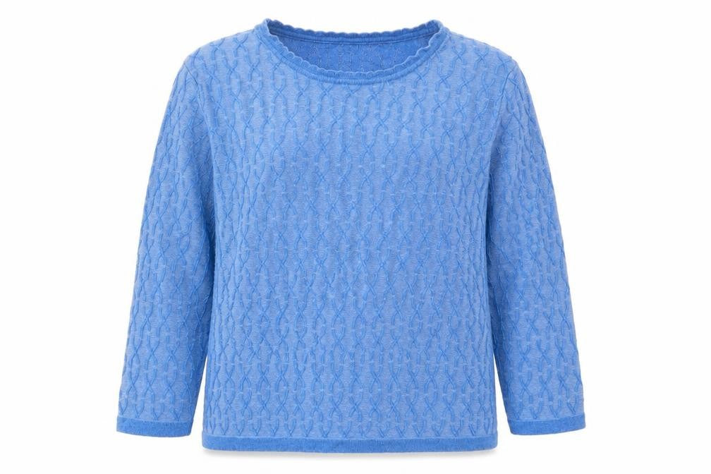 Country Casuals Womens Blue  Knit Pullover Jumper Size M