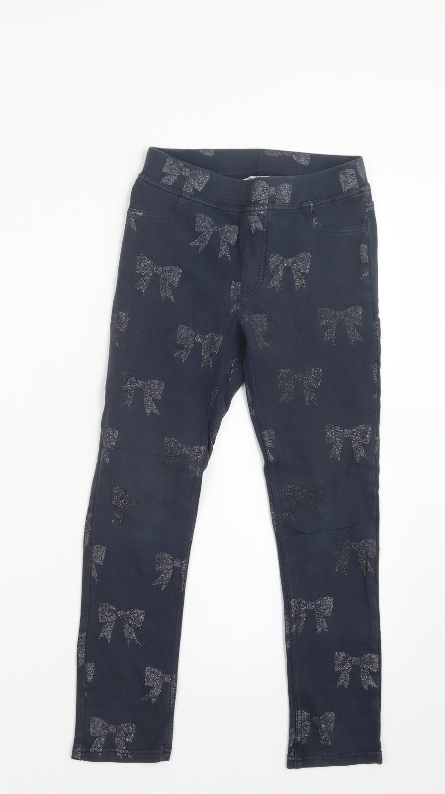 H&M Girls Blue   Capri Trousers Size 10 Years