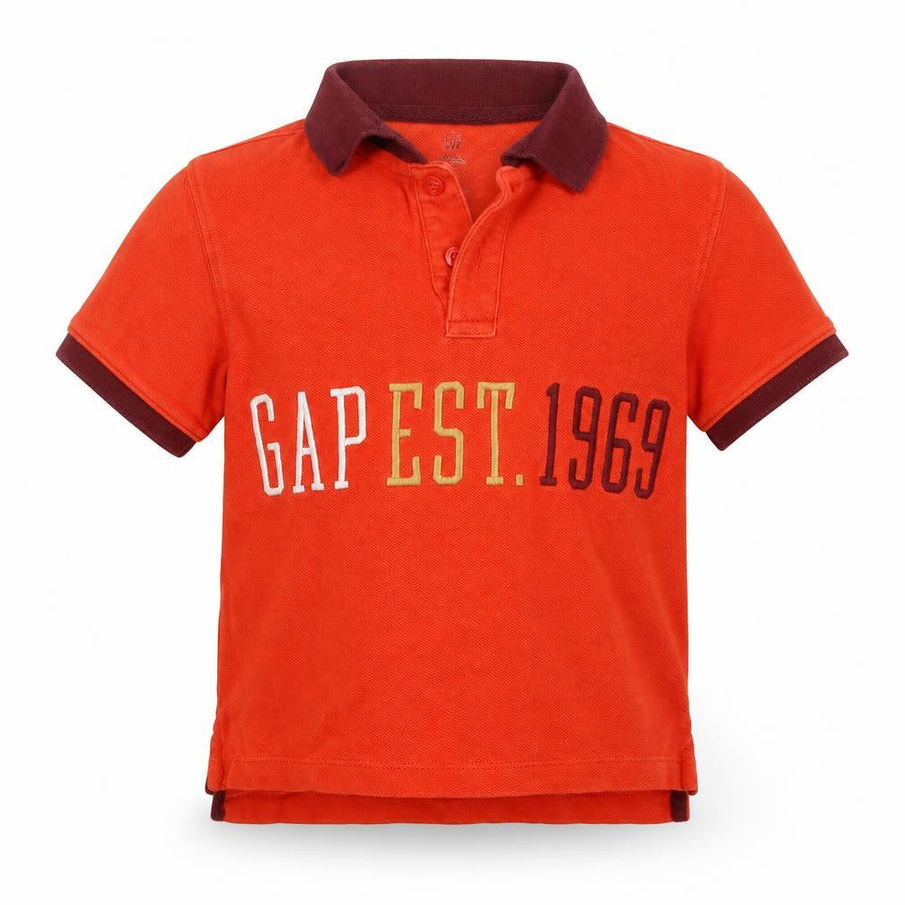 Gap Boys Orange   Basic Polo Size 4 Years