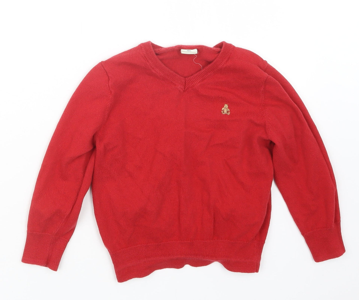 Gap Boys Red  Knit Pullover Jumper Size 4 Years