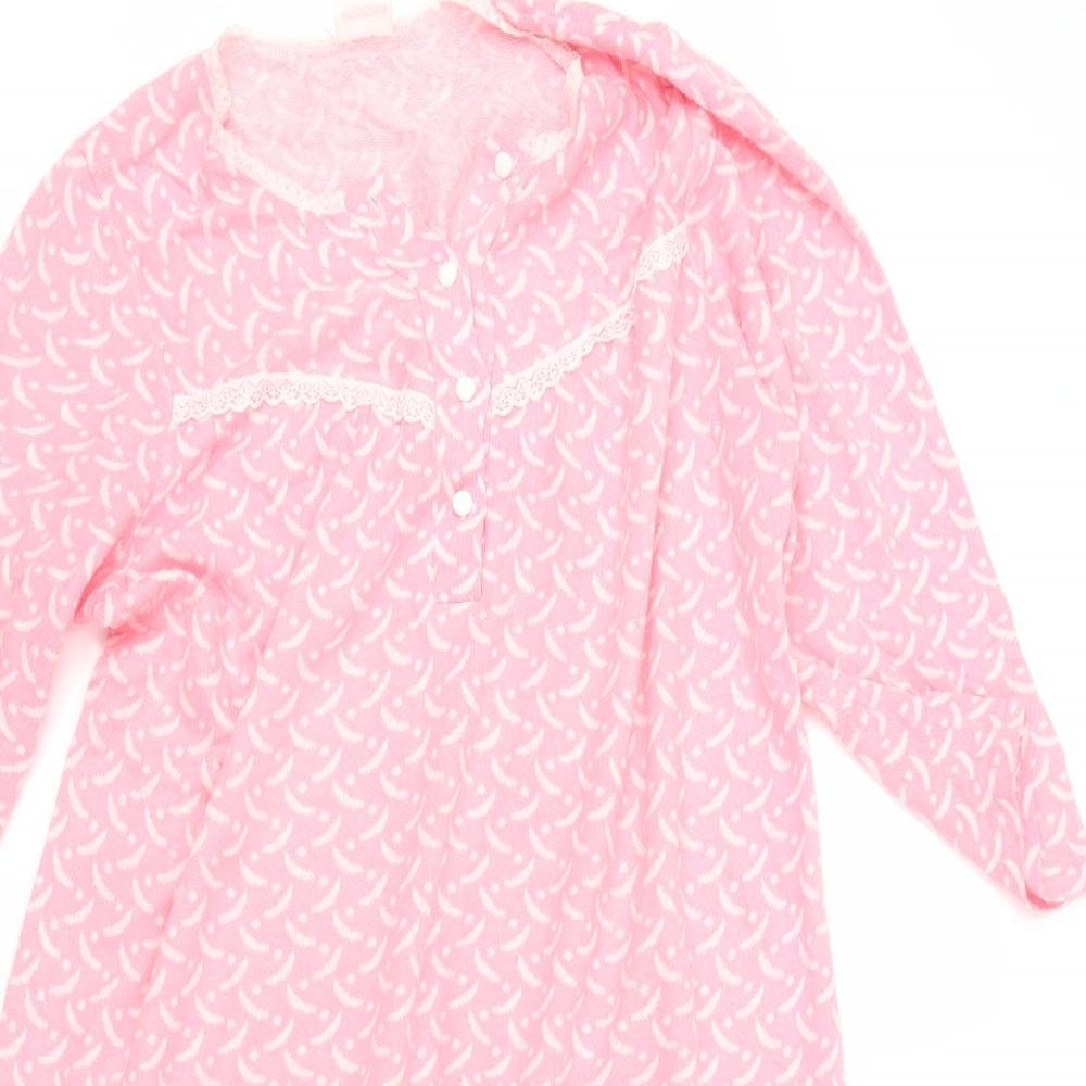 Thermolacryl Womens Pink Geometric  Top One Piece Size S