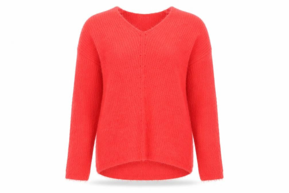 Atmosphere Womens Red  Knit Pullover Jumper Size 6