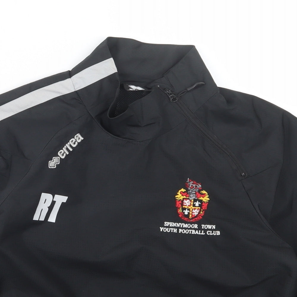 errea Boys Black   Jacket Coat Size XS