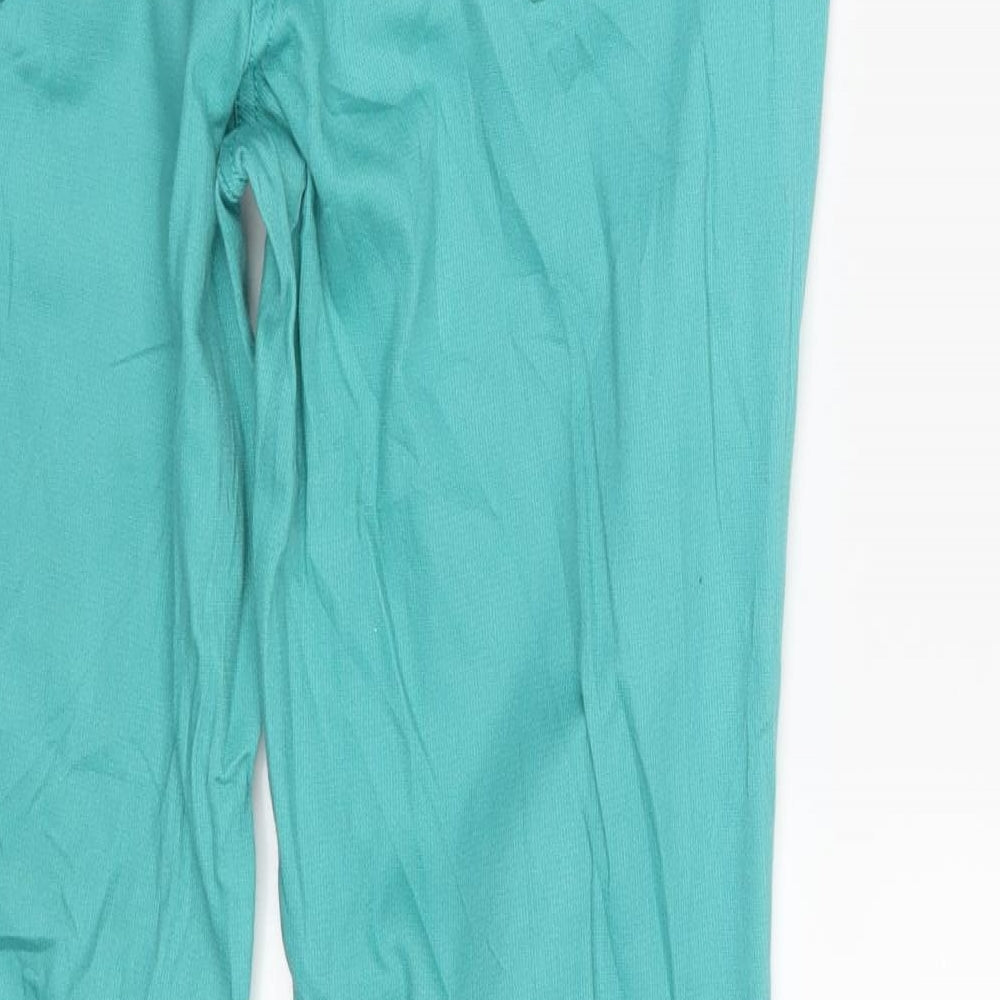 Up Fashion  Womens Green  Denim Skinny Jeans Size 12 L30 in