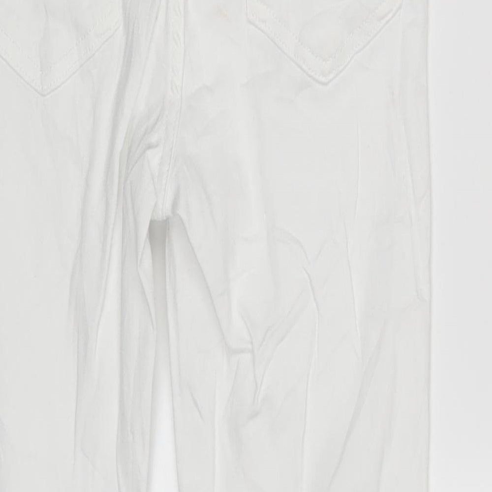 Only  Womens White  Denim Skinny Jeans Size 24 in L25 in