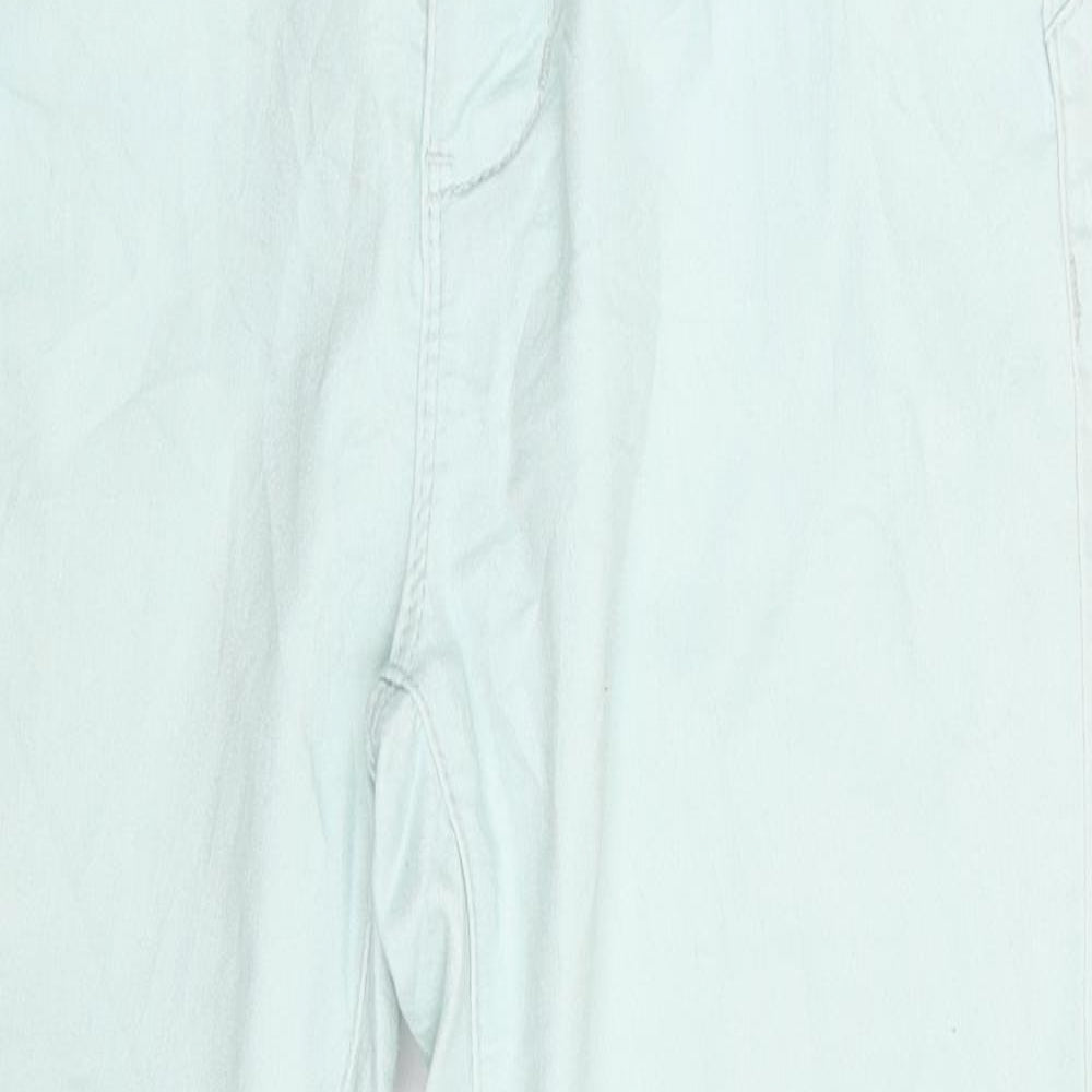 FB Sister Womens Green  Denim Skinny Jeans Size L L26 in